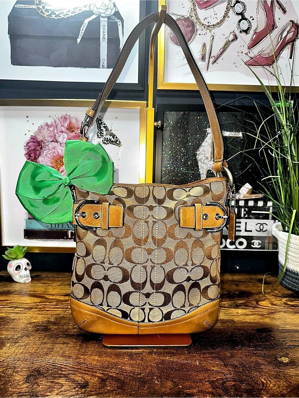 Coach Soho Signature Small Duffle Shoulder Bag vintage 2006